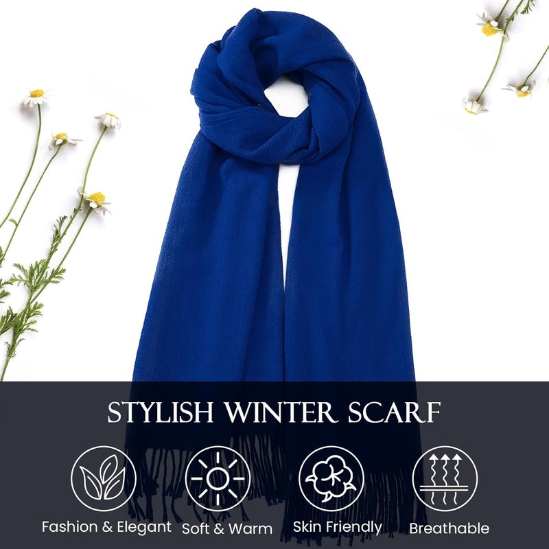 Premillow Scarfs for Women, Winter Scarf, Classic Pashmina Shawls and Wraps, Cashmere Feel Scarfs for Women, Long Scarves - Image 3